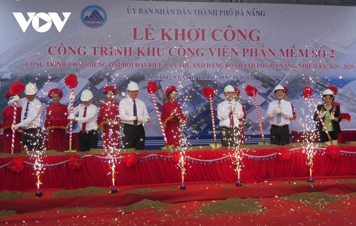 Đà Nẵng vừa khởi công Công trình Khu Công viên phần mềm số 2