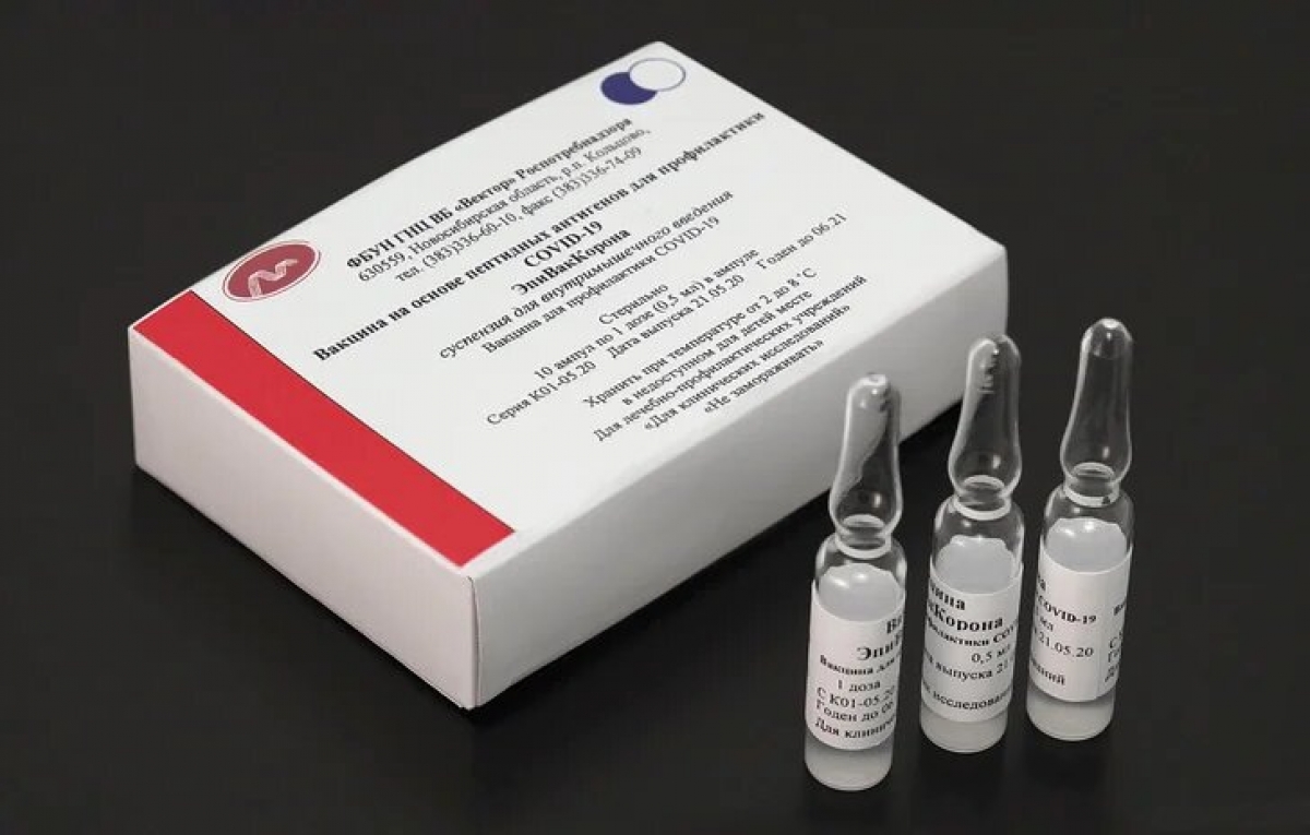 Vaccine EpiVacCorona. Ảnh: Tass
 
