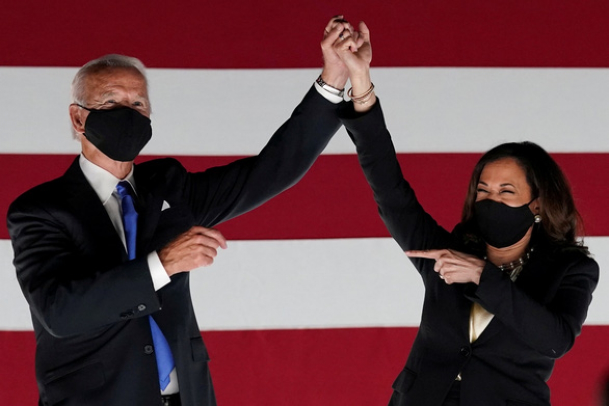 Ông Joe Biden và bà Kamala Harris. Ảnh: Reuters.