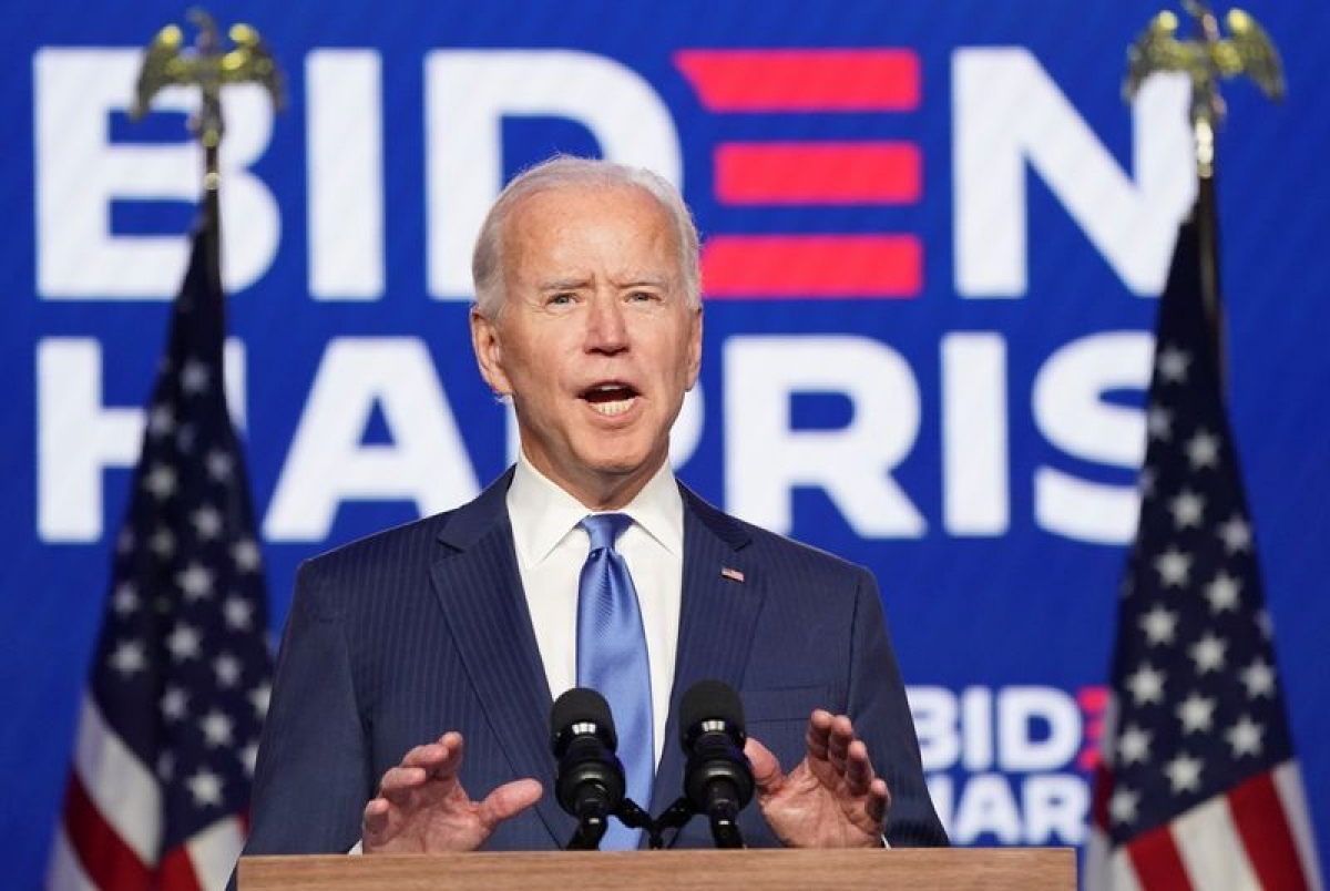 Tổng thống đắc cử Hoa Kỳ Joe Biden. Ảnh: Reuters.