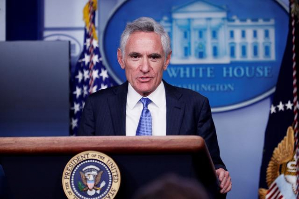 Cố vấn đặc biệt của Tổng thống Mỹ Donald Trump về Covid-19 Scott Atlas. Ảnh: Reuters