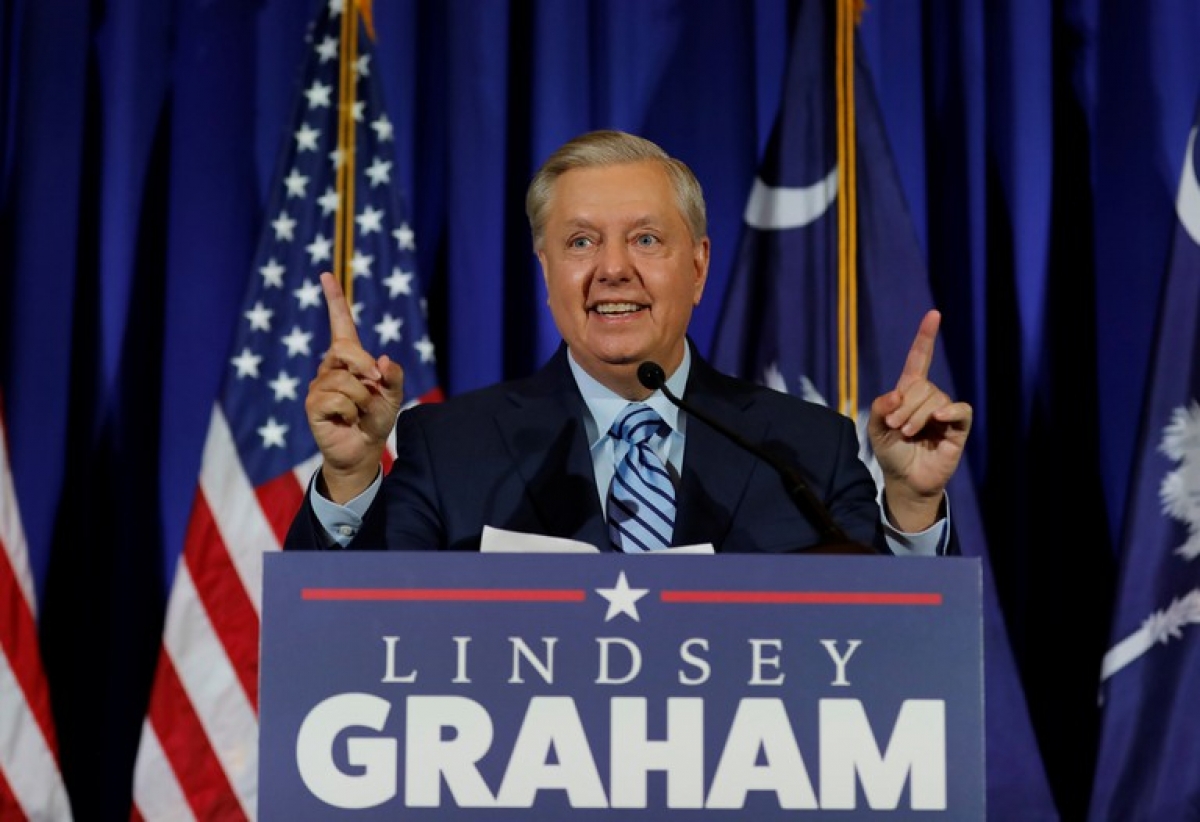 Thượng nghị sĩ Lindsey Graham. Ảnh: Reuters 