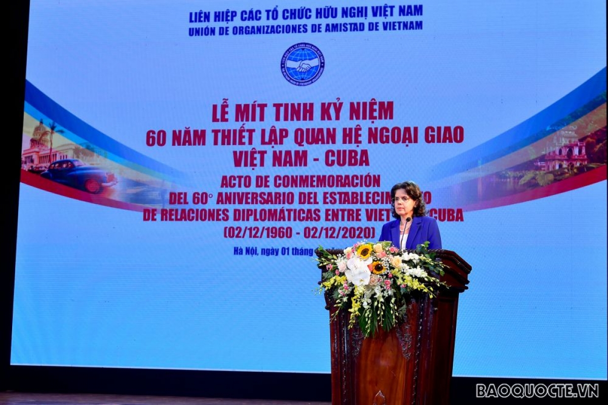 Đại sứ Cuba tại Việt Nam Lianys Torres Rivera (Ảnh: baoquocte.vn)
