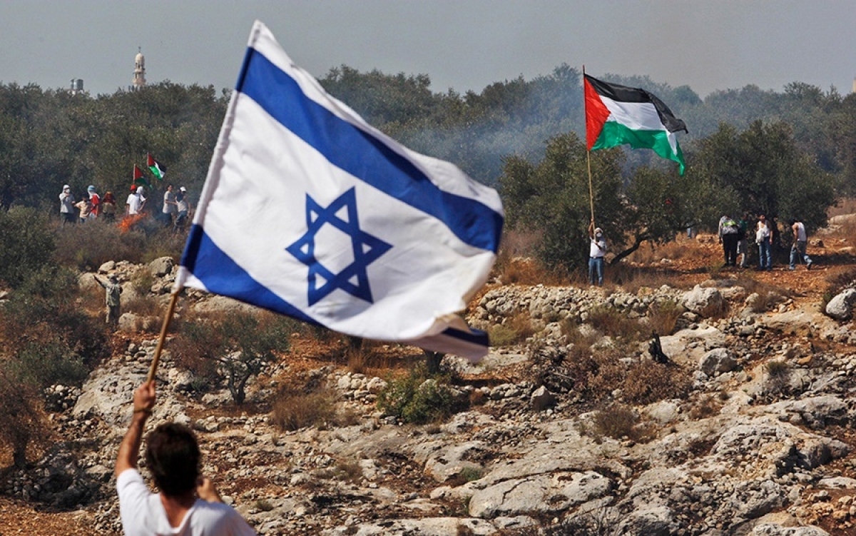Thế đồi đầu Israel - Palestine. Ảnh: Washington Institute.