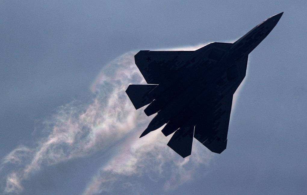 Tiêm kích thế hệ thứ 5 Su-57. Ảnh: TASS