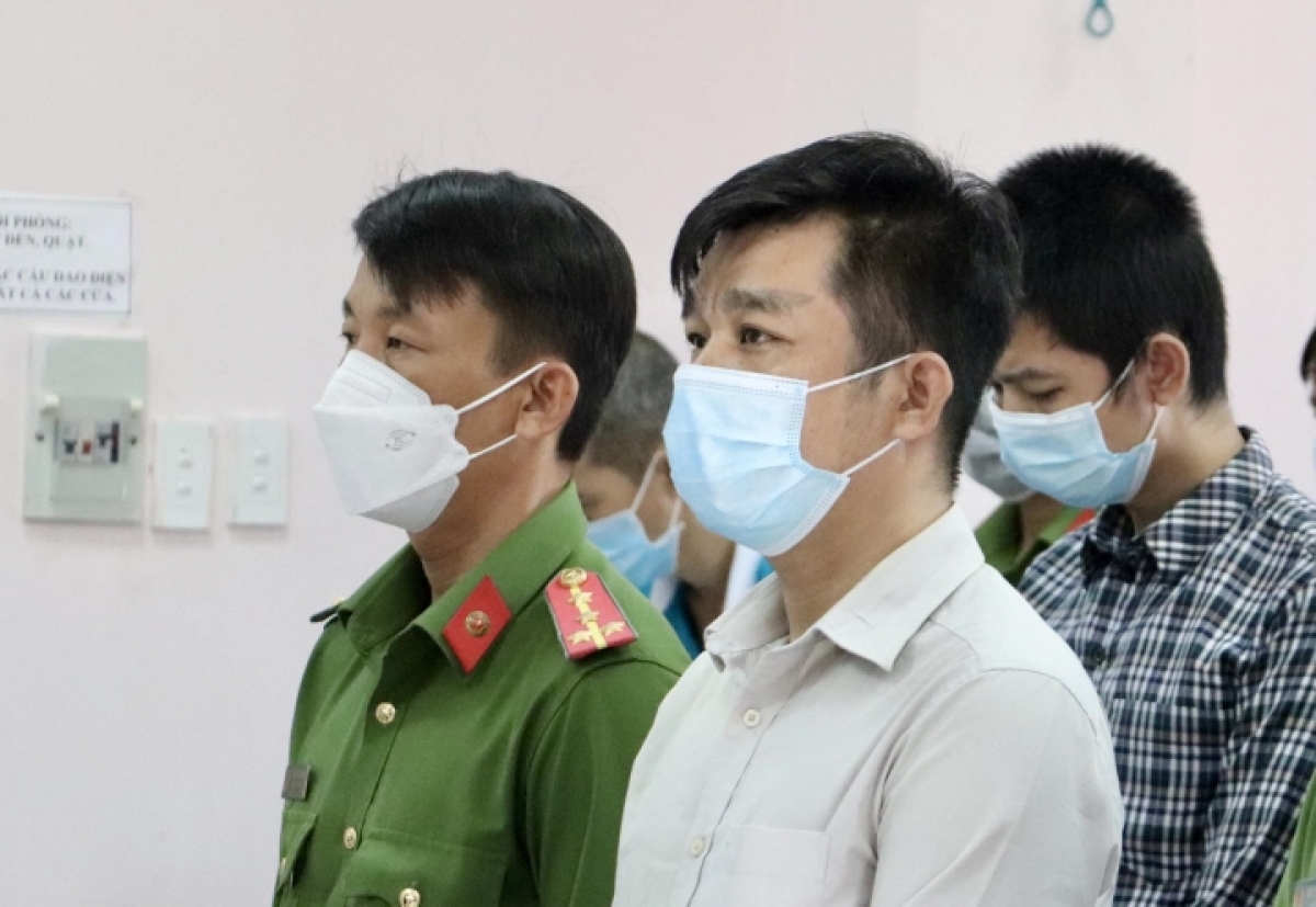 Võ Thanh Long tại toà.
