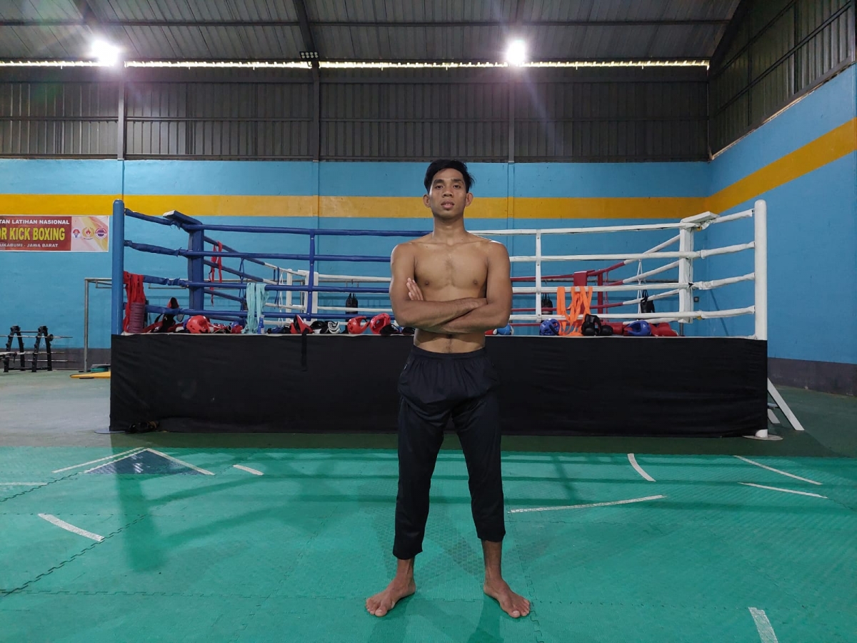 Vận động viên kick boxing Indonesia, Abdul Muis sẽ đến Việt Nam tham dự SEA Games 31 (Ảnh nhân vật cung cấp)