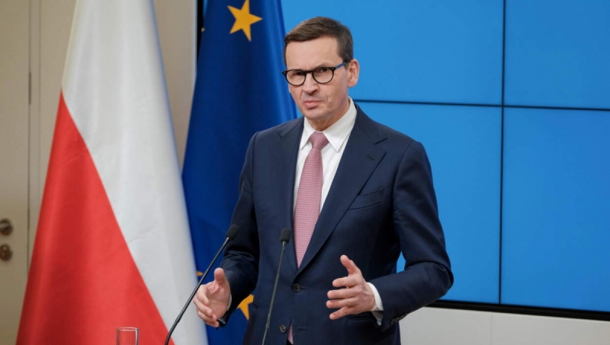 Tuyên bố Thủ tướng Ba Lan Mateusz Morawiecki được đưa ra sau khi nghe bài phát biểu của Tổng thống Mỹ Joe Biden trong chuyến thăm Ba Lan (ảnh Pap.pl)