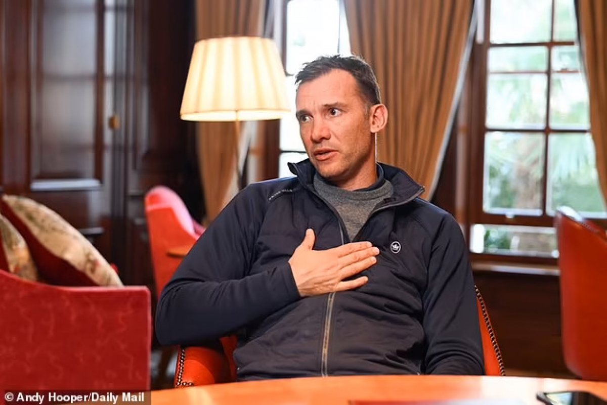 Sheva luôn tự hào là một người Ukraine. (Ảnh: Daily Mail).