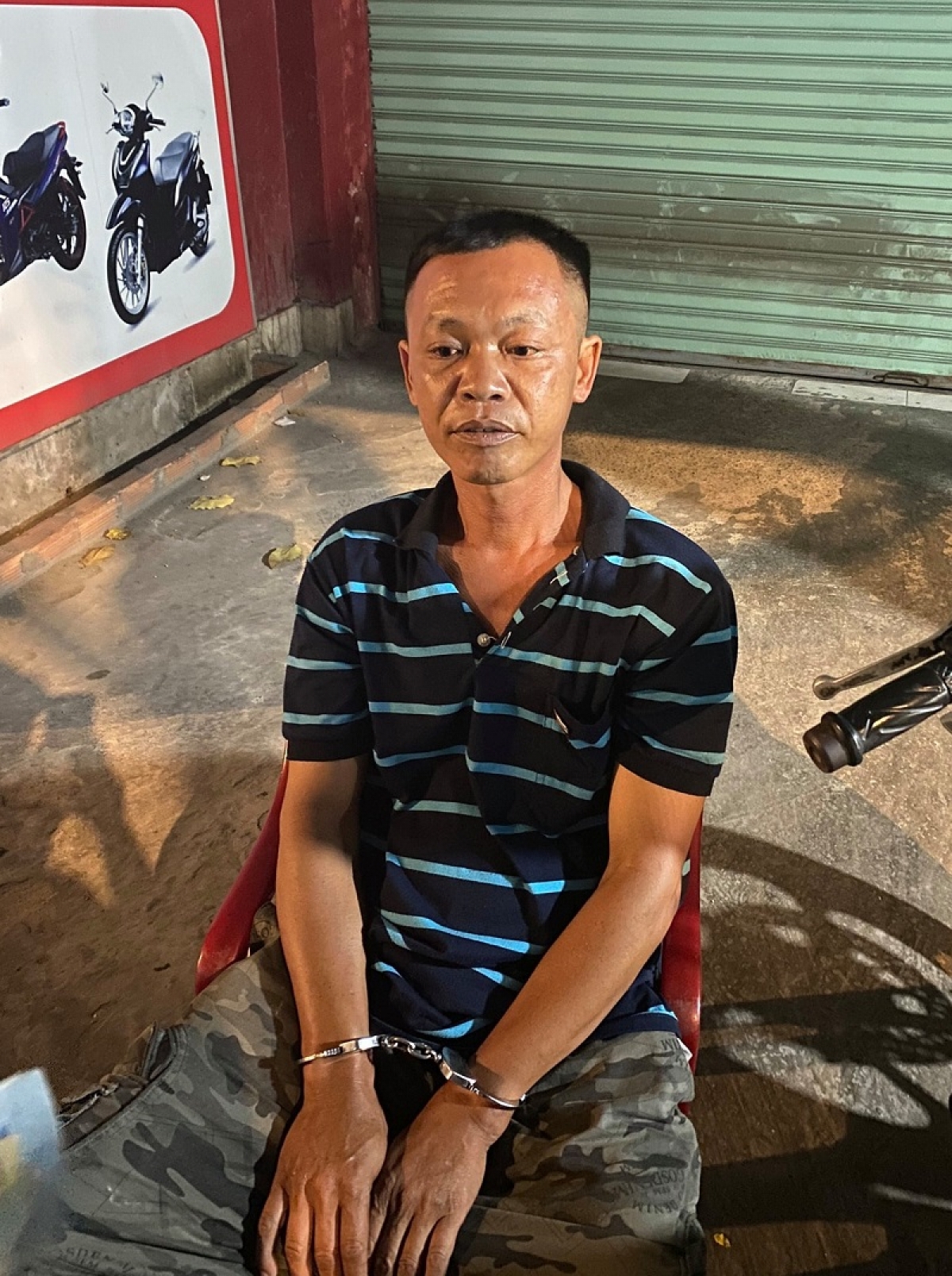Nguyễn Quốc Lâm bị công an bắt giữ tháng 4/2021 (Ảnh: CA)