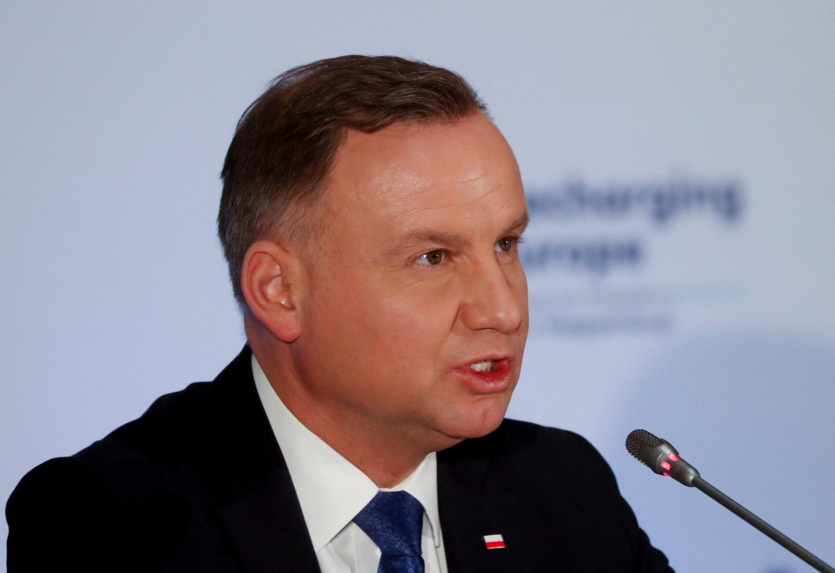 Tổng thống Ba Lan Andrzej Duda. Ảnh: Reuters