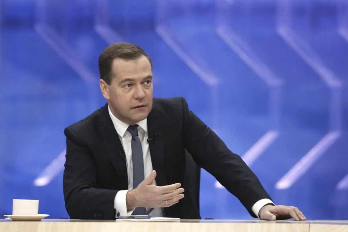 Phó Chủ tịch Hội đồng An ninh Nga Dmitry Medvedev. Ảnh: Reuters