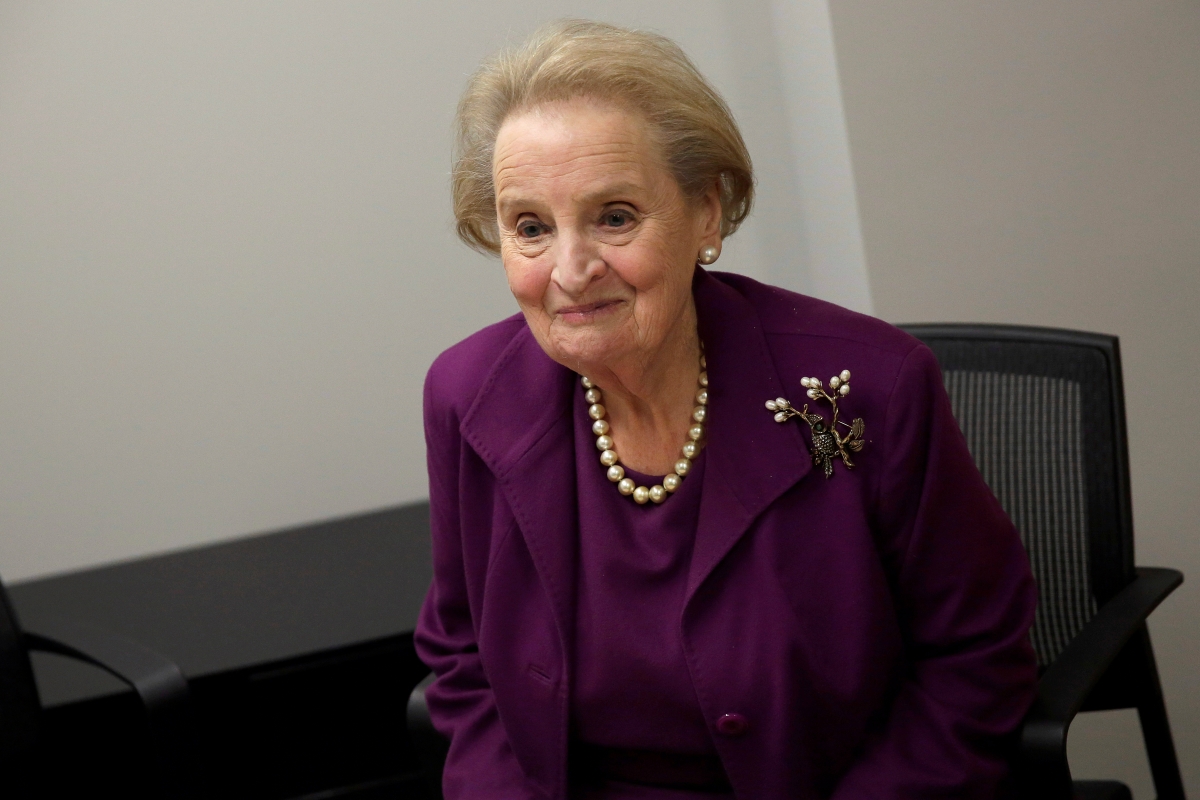 Bà Madeleine Albright, Ngoại trưởng nữ đầu tiên của Mỹ qua đời ở tuổi 84. Ảnh: Reuters