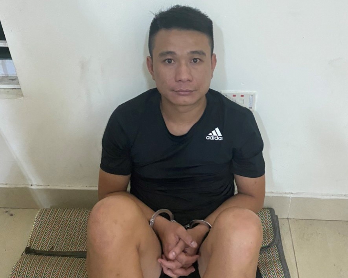 Nguyễn Khắc Minh tại cơ quan điều tra.