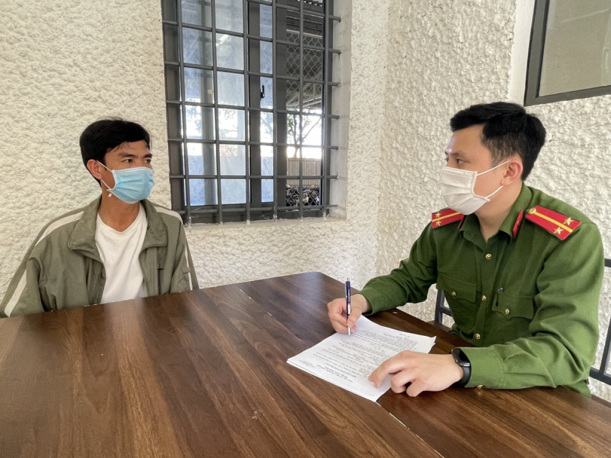 Nguyễn Văn Hà tại cơ quan điều tra.