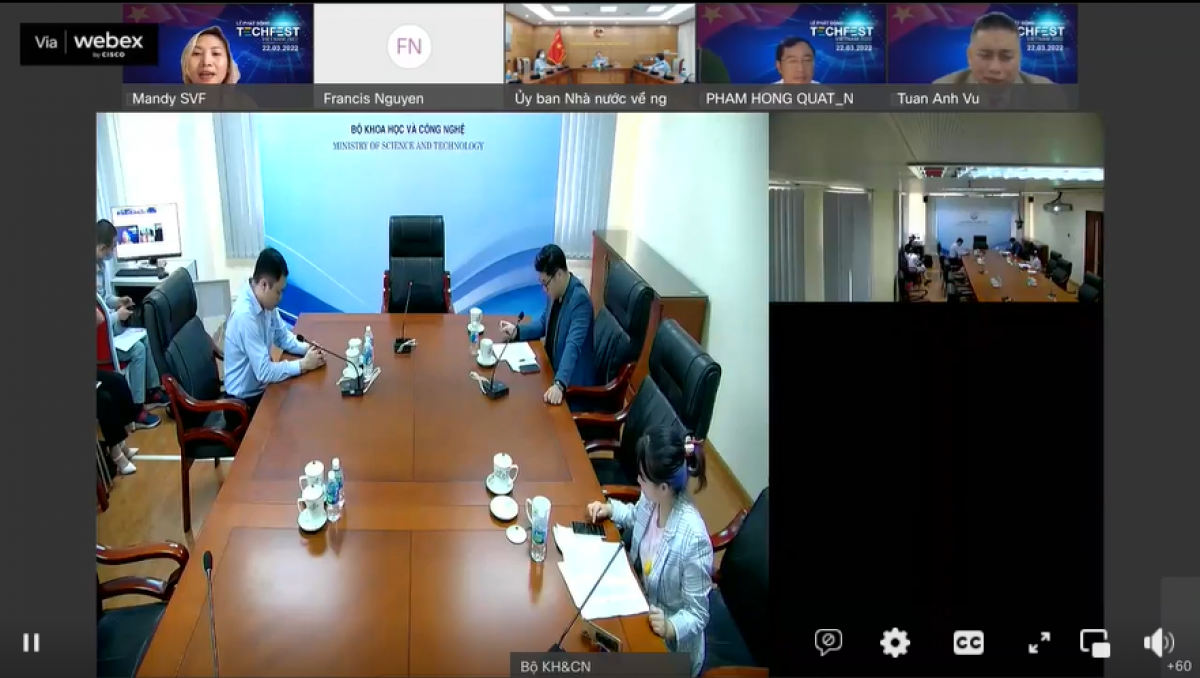 Techfest 2022 được phát động trực tuyến chiều 22/3.