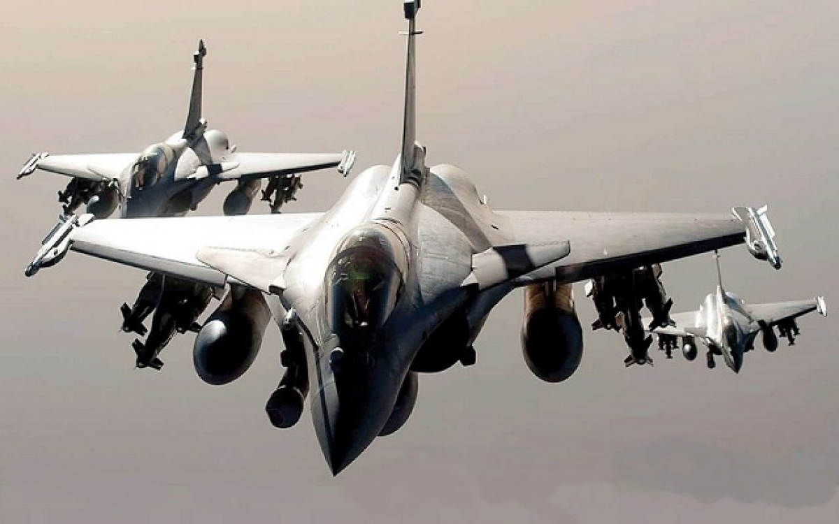 Máy bay chiến đấu phản lực Rafale của Pháp. Ảnh: AFP.