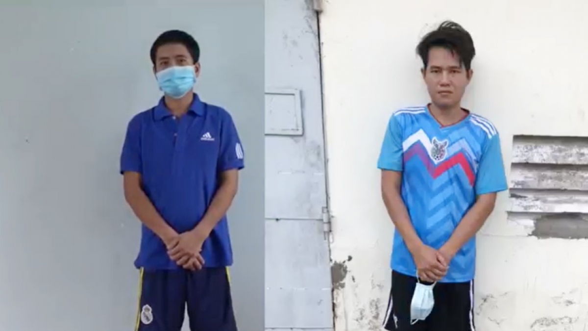 Hai đội tượng Trần Phú Hữu và Trần Văn Thiện
