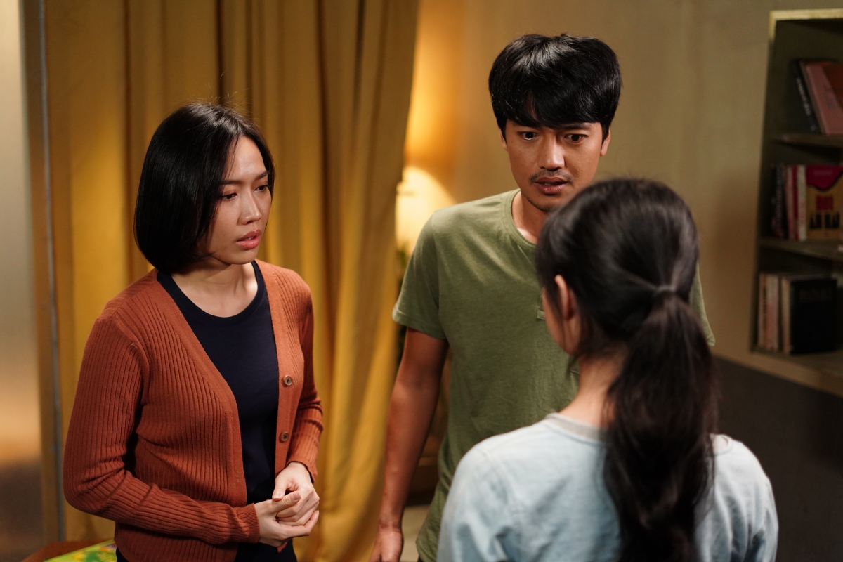 Diễn xuất của Quang Tuấn Diệu Nhi có phần lép vế hơn so với 2 diễn viên nhí.