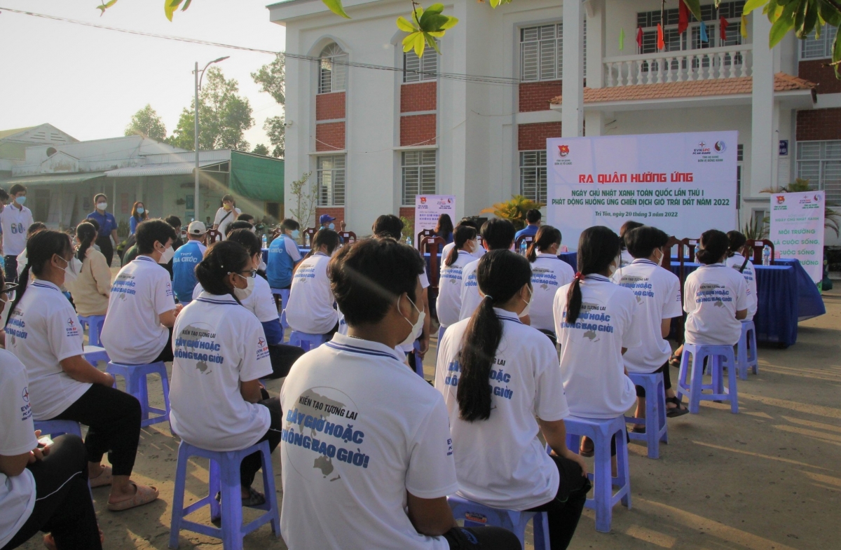 Phát động hưởng ứng chiến dịch Giờ Trái đất năm 2022 tại huyện Tri Tôn, tỉnh An Giang.