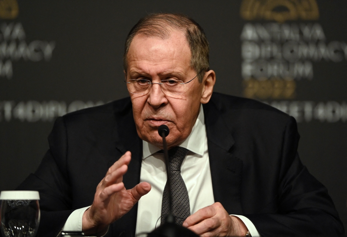 Ngoại trưởng Nga Lavrov. Ảnh: CNN