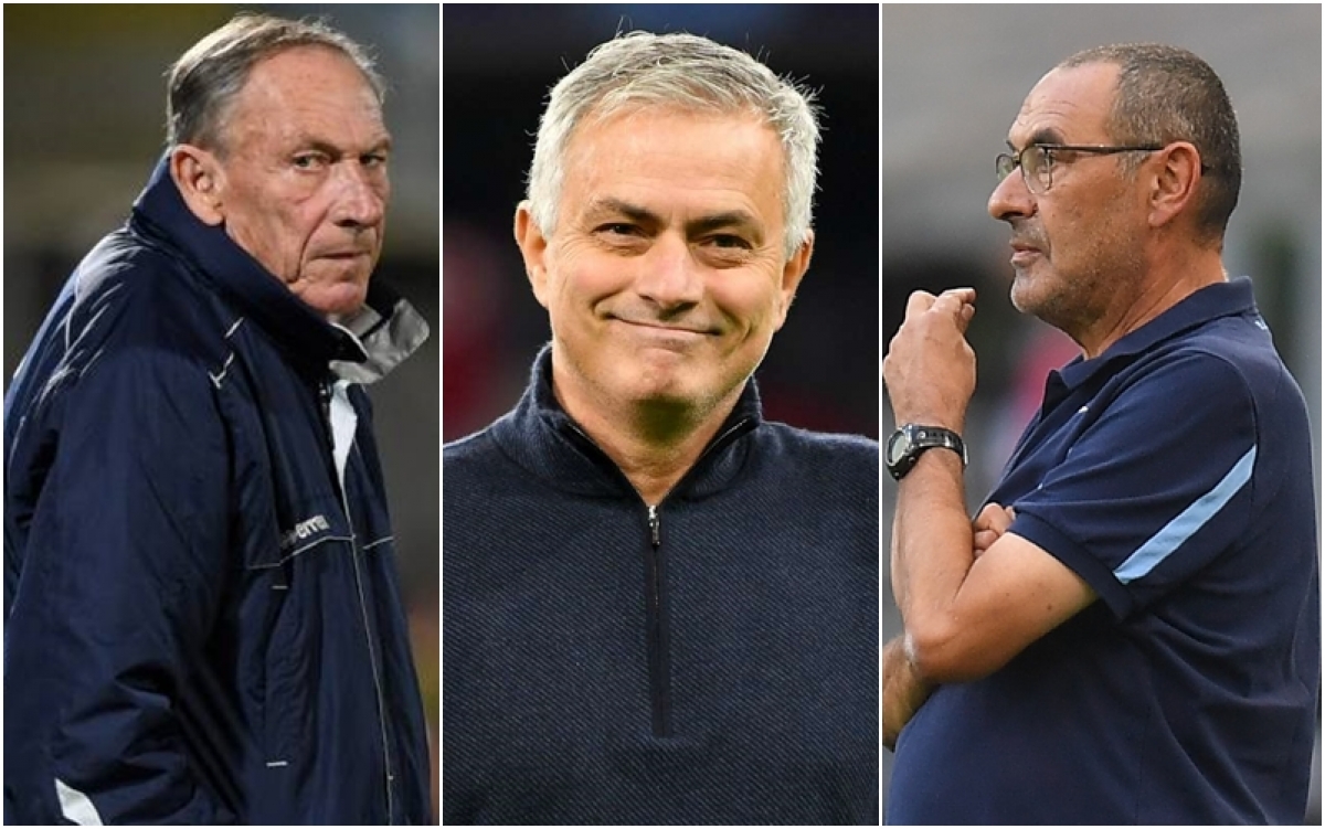 Zeman, Mourinho và Sarri. (Ảnh: Getty)