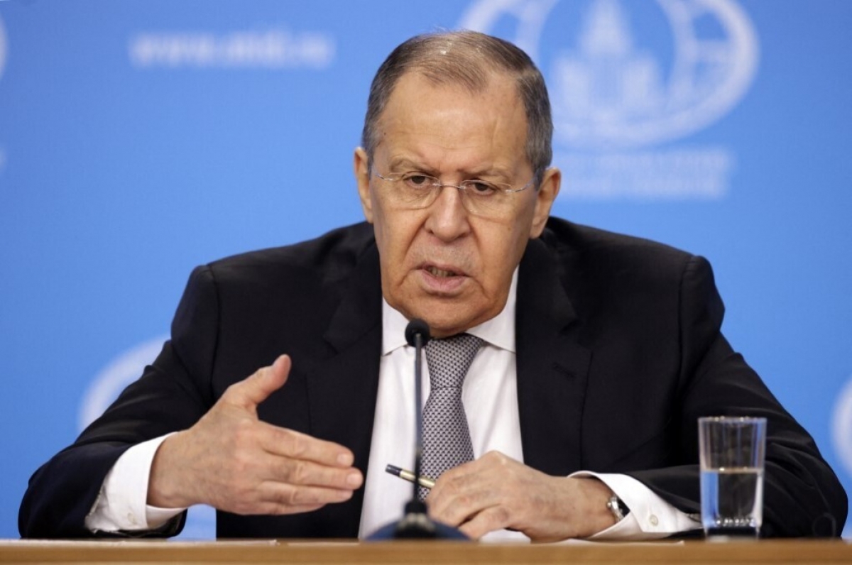Ngoại trưởng Nga Sergei Lavrov. Ảnh: AFP