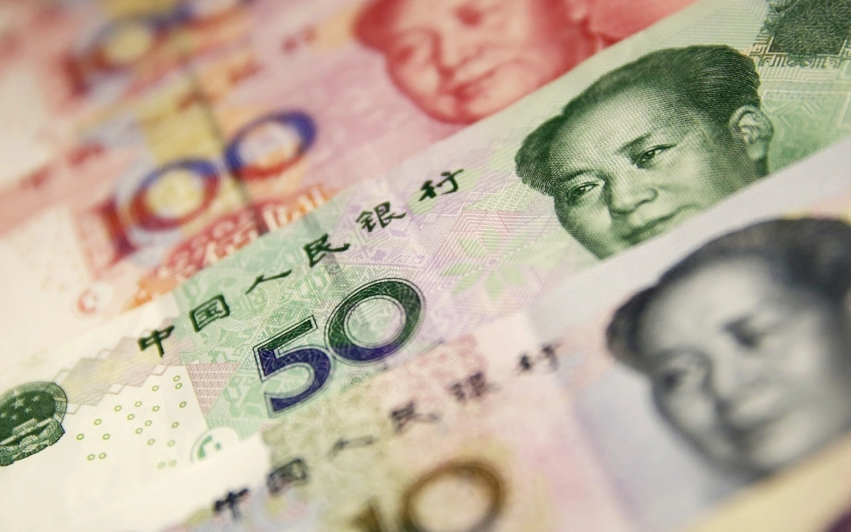 Đồng nhân dân tệ của Trung Quốc. Ảnh: EPA.