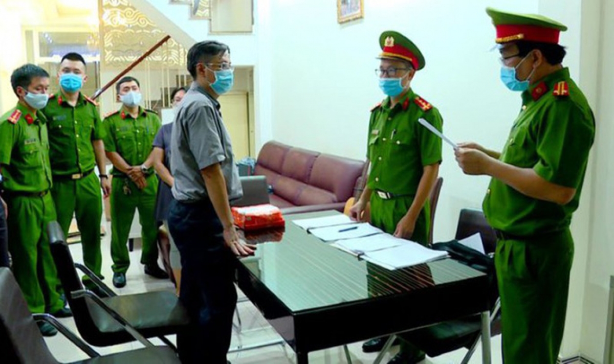 Ông Lê Đức Vinh, cựu Chủ tịch UBND tỉnh Khánh Hoà bị Cơ quan CSĐT Công an tỉnh Khánh Hoà bắt tạm giam (ảnh: Công an Khánh Hoà).