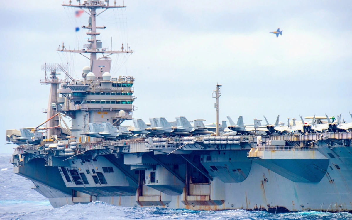 Một tàu sân bay của hải quân Mỹ. Ảnh: Hải quân Mỹ.