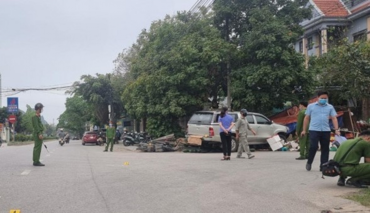 Hiện trường vụ tai nạn (Ảnh: CTV)