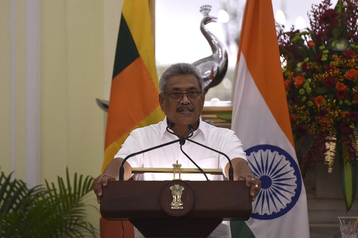 Tân Tổng thống Sri Lanka Gotabaya Rajapaksa. Ảnh: AFP