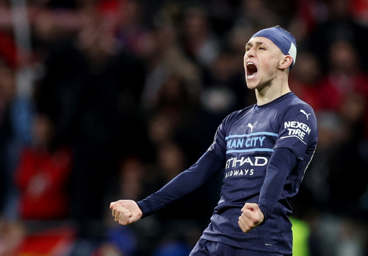 Man City xuất sắc vượt qua Atletico Madrid để vào bán kết (Ảnh: Reuters).