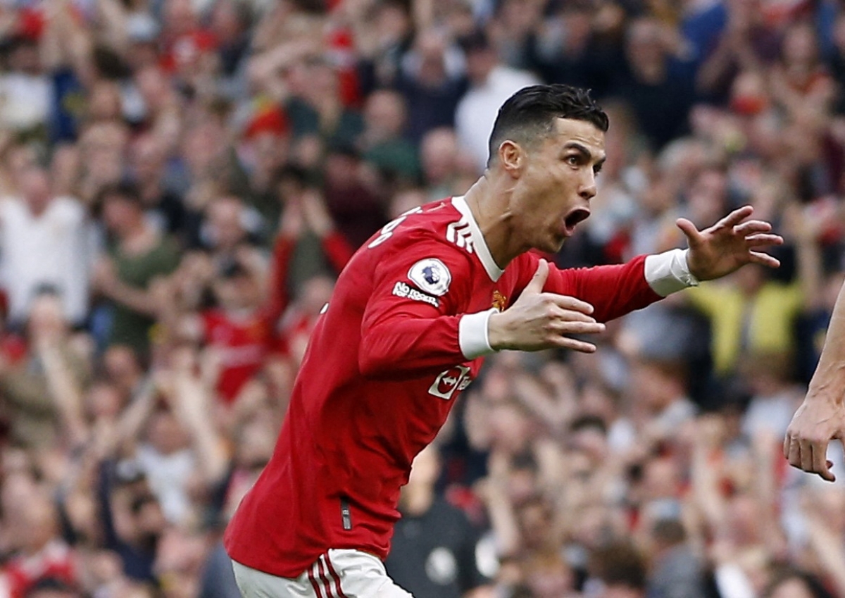 Ronaldo ăn mừng cuồng nhiệt. (Ảnh: Reuters).
