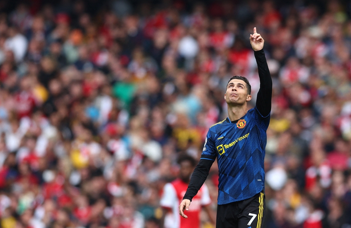 Ronaldo thắp lên hy vọng cho MU. (Ảnh: Reuters)