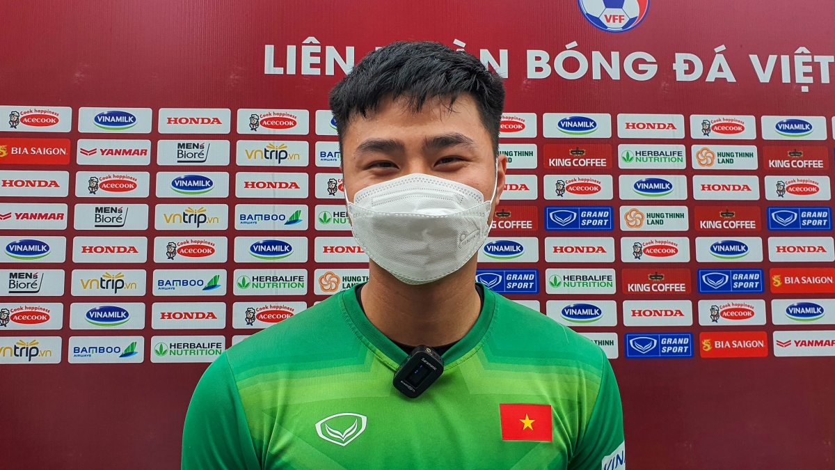 Văn Toản bình phục chấn thương sẵn sàng thi đấu ở SEA Games 31 (Ảnh: VFF).