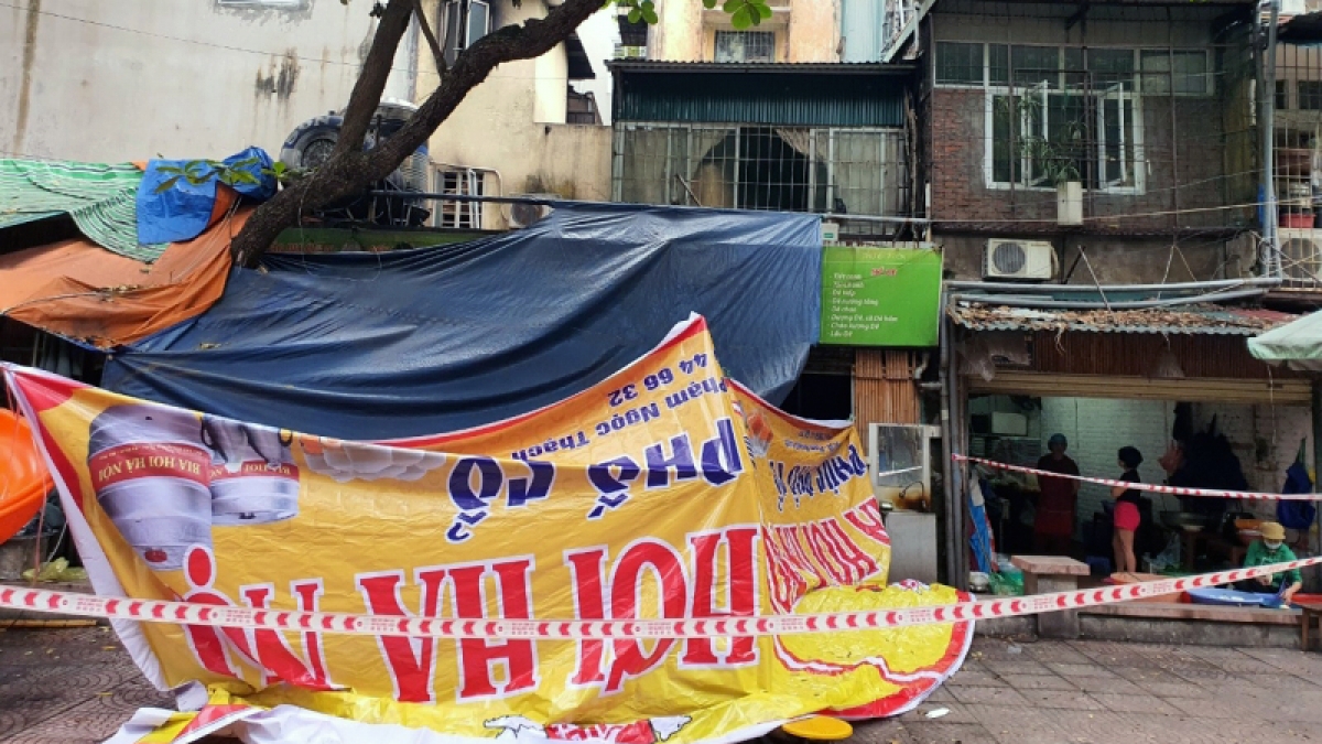 Khu vực vụ cháy đã được phong tỏa