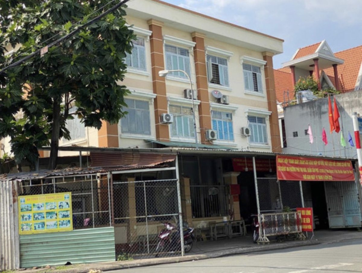 Trụ sở Công an phường Phú Thọ Hòa. (Ảnh: Tuổi Trẻ)