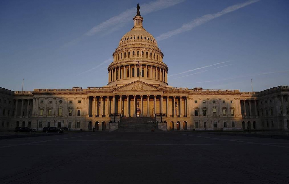 Tòa nhà Quốc hội Mỹ tại Washington, DC. (Ảnh: AP)