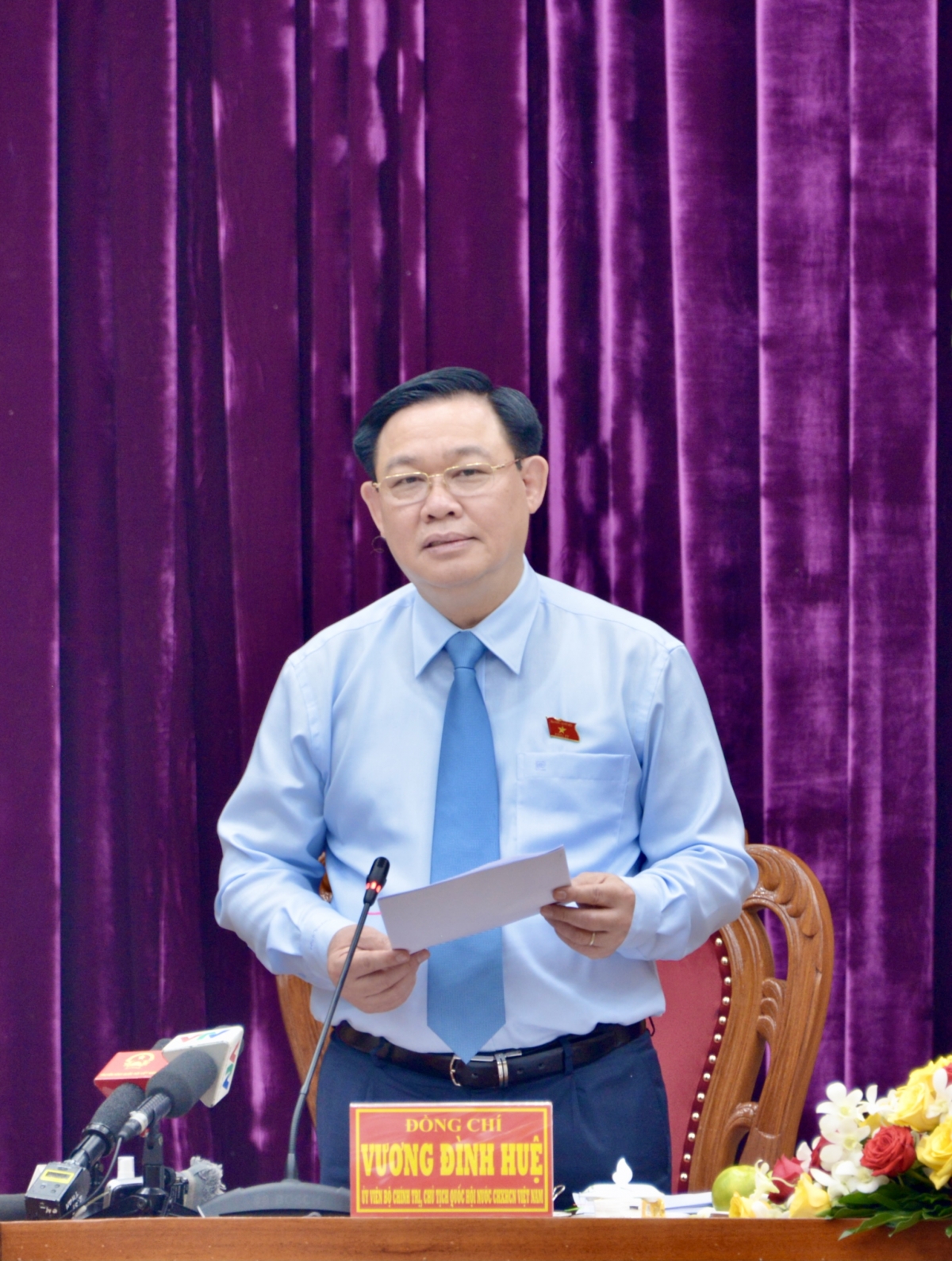 Chủ tịch Quốc hội Vương Đình Huệ 