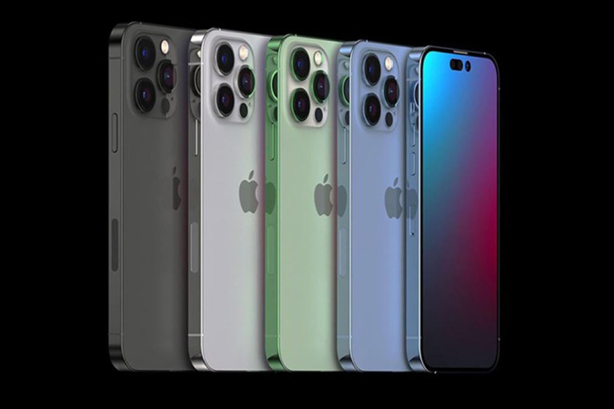 Hình ảnh concept loạt iPhone 14 Pro.