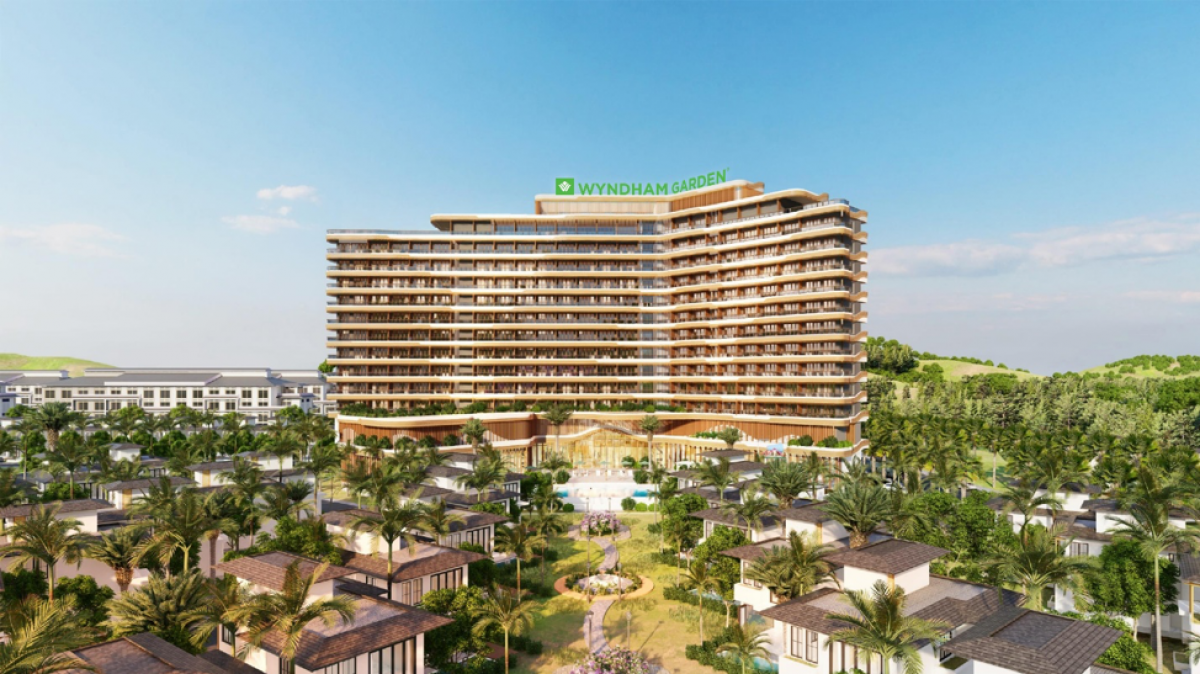Khách sạn Wyndham Garden Sonasea Vân Đồn. (Ảnh phối cảnh)