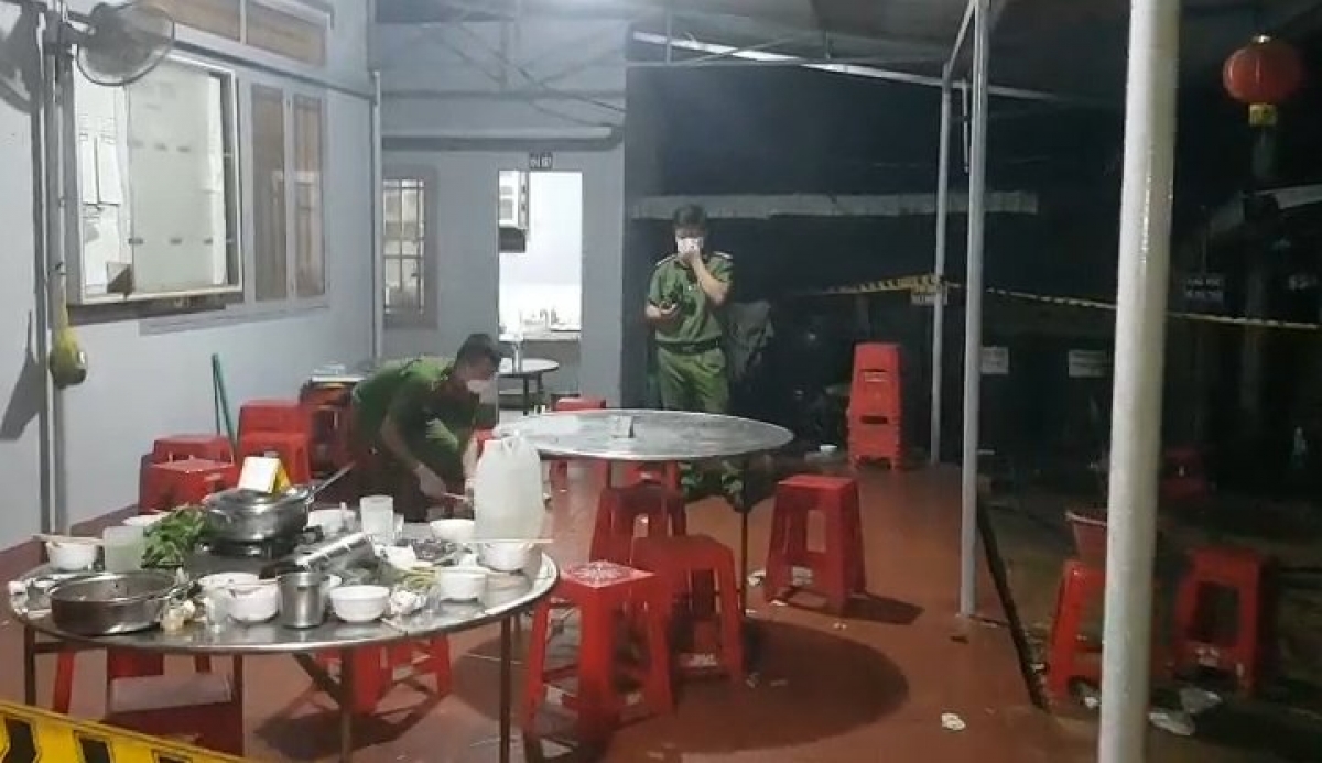 Hiện trường nơi xảy ra án mạng. Ảnh: A.X