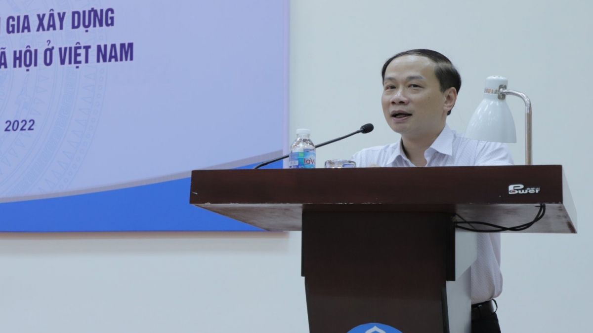 Ông Phạm Tất Thắng - Ủy viên Trung ương Đảng, Phó Trưởng ban thường trực Ban Dân vận Trung ương phát biểu kết luận Hội thảo.