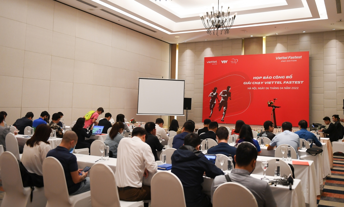 Họp báo công bố giải chạy Viettel Fastest mùa giải thứ 2.