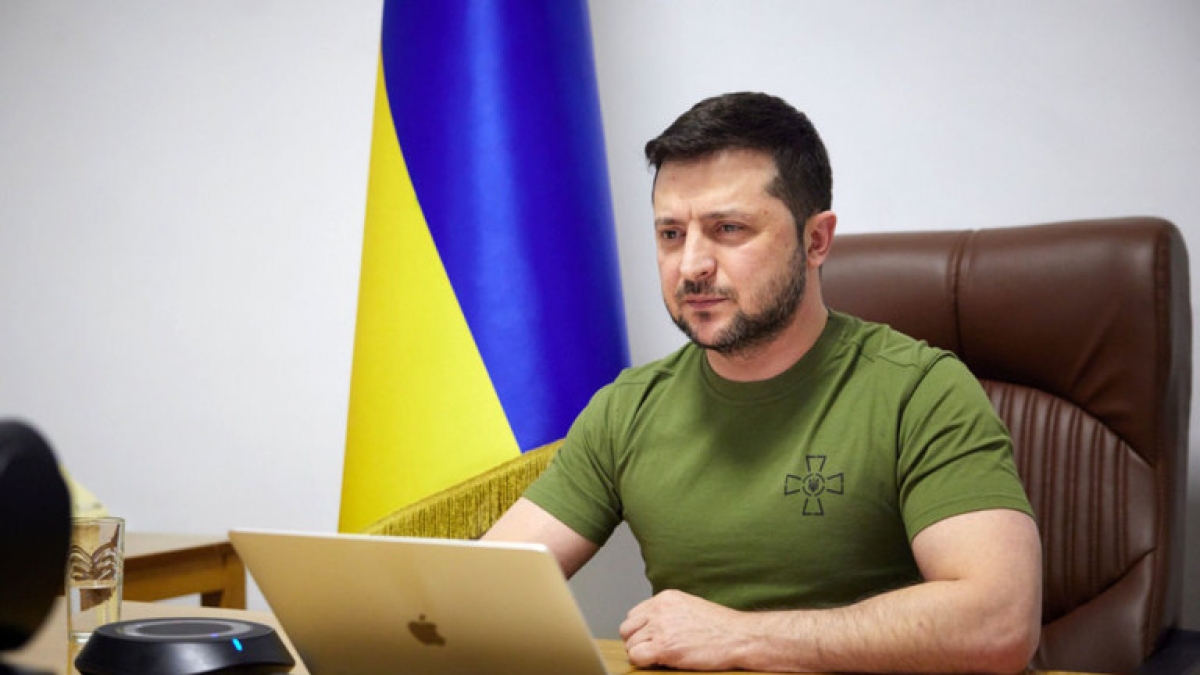 Tổng thống Ukraine Volodymyr Zelensky. Ảnh: Getty