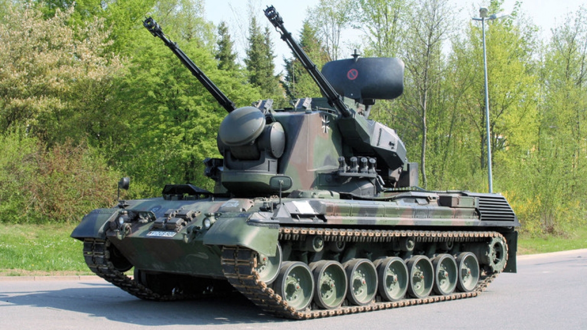 Pháo tự hành Gepard 1A2 của Đức tháng 1/2008. Ảnh: Wikimedia.