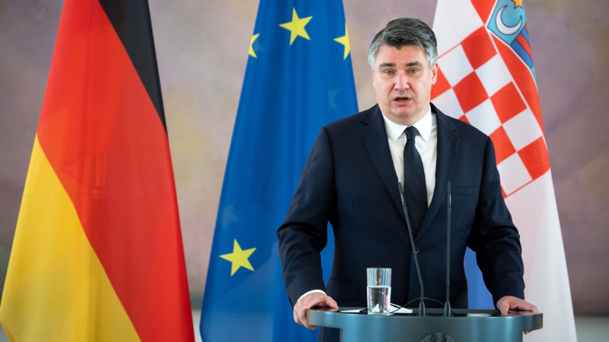 Tổng thống Croatia Zoran Milanovic. Ảnh: Getty