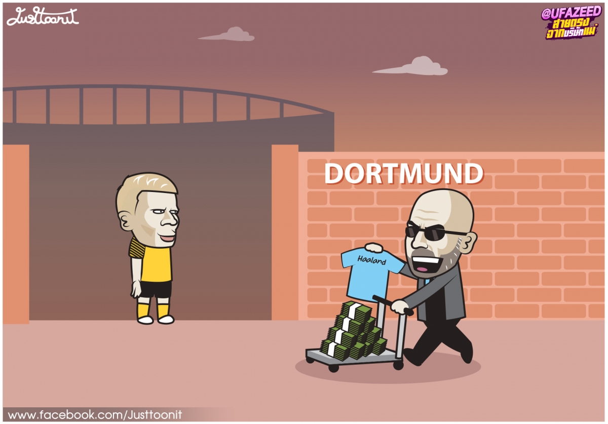 HLV Pep Guardiola thuyết phục Haaland đến Man City.