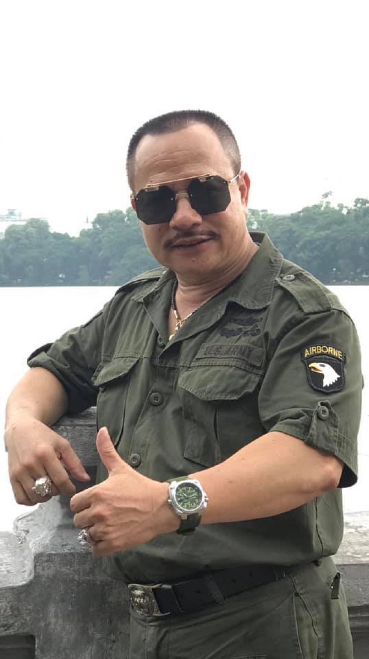 Võ sư Vũ Hải ngoài đời.
